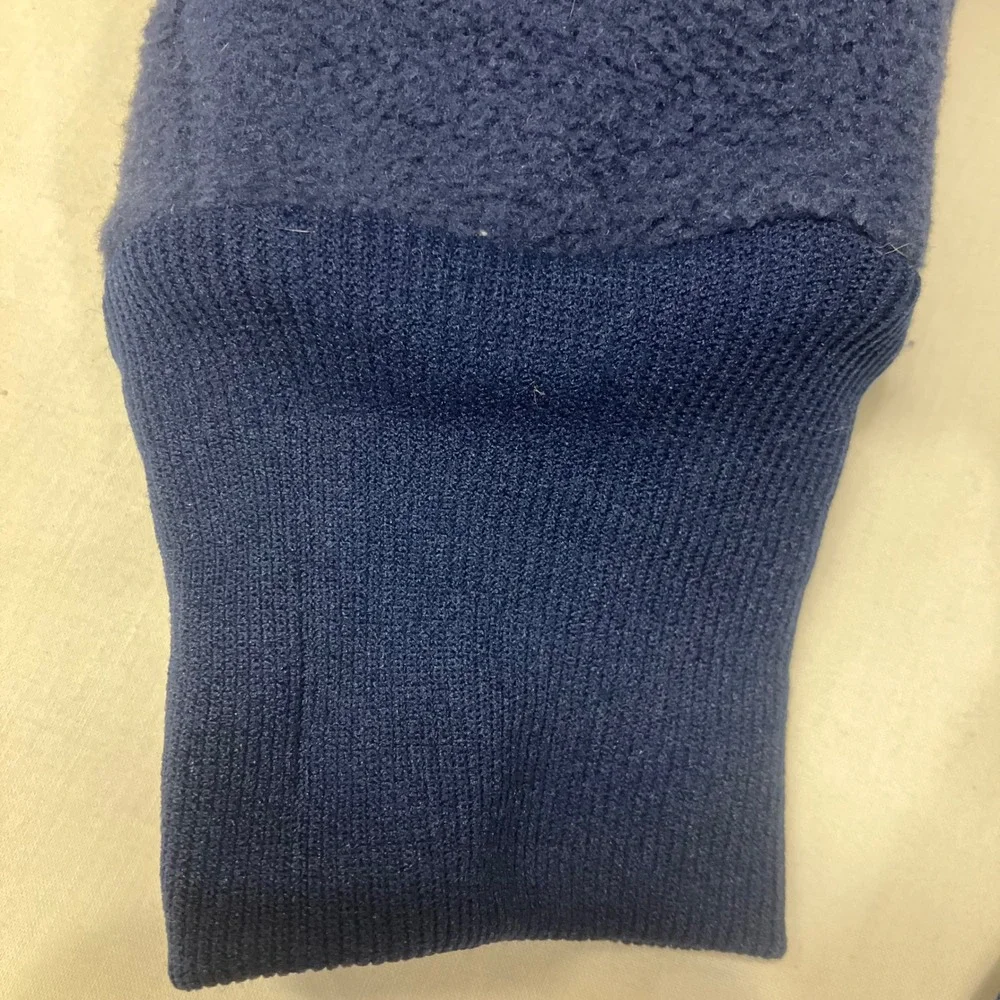 Patagonia Synchilla Fleece Gloves Navy Blue Recycled Polyester Unisex Medium
